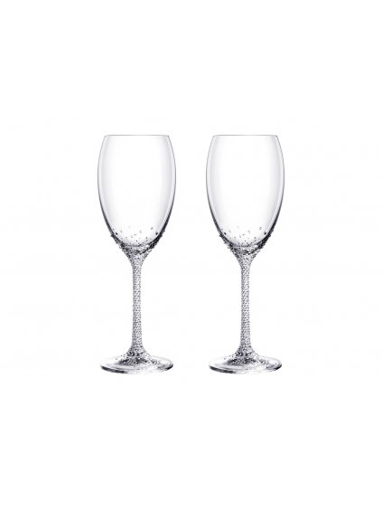 Set dvou skleniček na víno Crystal Romance s českým křišťálem Preciosa