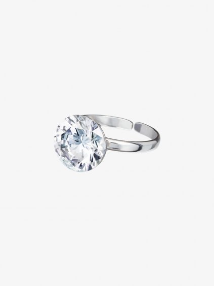 Stříbrný prsten Starry s kubickou zirkonií Preciosa, bílý