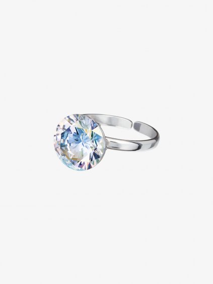 Stříbrný prsten Starry s kubickou zirkonií Preciosa, krystal AB