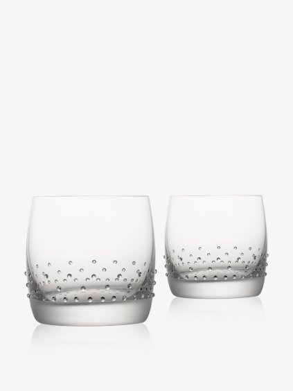 Skleničky na vodu, whiskey Ledové sklenice s českým křišťálem Preciosa