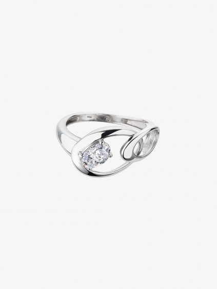 Stříbrný prsten Appealing s kubickou zirkonií, bílý