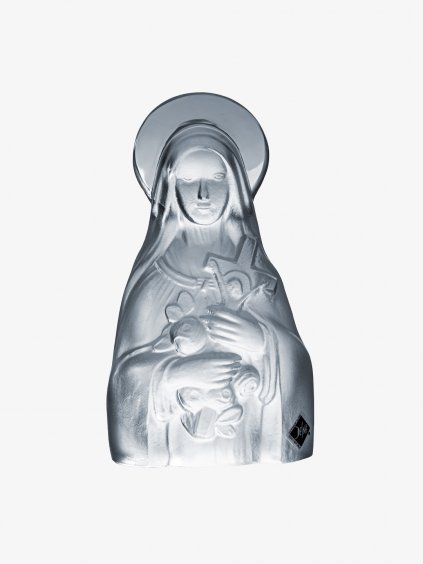 Skleněná figurka Svatá Terezie z českého křišťálu Preciosa