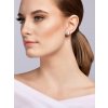 Náušnice z chirurgické oceli Uniques s českým křišťálem Preciosa, krystal
