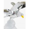 Skleněná figurka Orlí král z českého křišťálu Preciosa