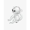 Skleněná figurka Opice mini z českého křišťálu Preciosa