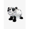 Skleněná figurka Malý panda z českého křišťálu Preciosa, černá