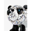 Skleněná figurka Malý panda z českého křišťálu Preciosa, černá