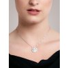 Bižuterní náhrdelník Rosalia s českým křišťálem Preciosa, stříbrný