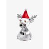Skleněná figurka Vánoční sob z českého křišťálu Preciosa