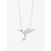 Stříbrný náhrdelník Perfect Gem, kolibřík s kubickou zirkonií Preciosa