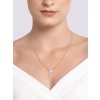 Stříbrný náhrdelník Angelic Touch, anděl s kubickou zirkonií Preciosa