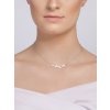 Stříbrný náhrdelník Lumina s kubickou zirkonií Preciosa, čirý
