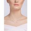 Stříbrný náhrdelník Lumina s kubickou zirkonií Preciosa, malý, čirý