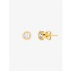 Náušnice z chirurgické oceli Gonia s kubickou zirkonií Preciosa, malé