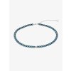Perlový náhrdelník Velvet Pearl s voskovými perlemi Preciosa, blue metal