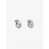 Stříbrné náušnice Wispy s kubickou zirkonií Preciosa