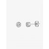 Stříbrné náušnice Avignon, pecky s kubickou zirkonií Preciosa
