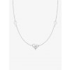 Stříbrný náhrdelník Clarity srdce s kubickou zirkonií Preciosa