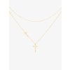 Pozlacený náhrdelník z chirurgické oceli Miracle s kubickou zirkonií Preciosa