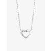 Stříbrný náhrdelník srdce True Love s kubickou zirkonií Preciosa