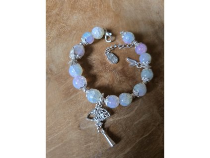 Náramek skleněný drátkový