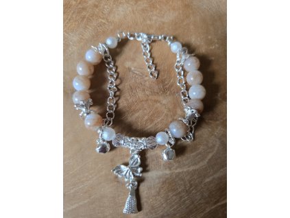 Náramek skleněný drátkový