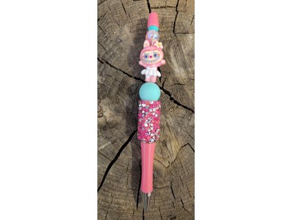 Propiska plastová Labubu - růžová