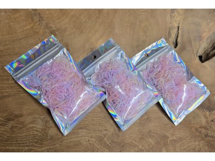 Gumičky jednorázové pastelové cca 50g/500ks