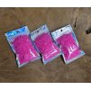 Gumičky jednorázové pink cca 50g/500ks