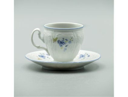 BERNADOTTE nezábudky, Šálok s tanierikom kávový 170 ml, Thun