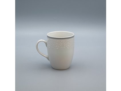 OPAL svadobná šedá, Hrnček EVA 300 ml, čipka, Thun