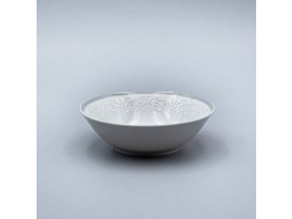 OPAL svadobná šedá, Misa kompótová Angelika 13 cm, čipka, Thun