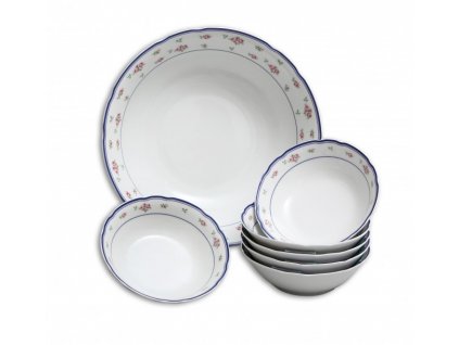 RŮŽIČKY, Kompotová souprava ROSE 7 dílů, Thun