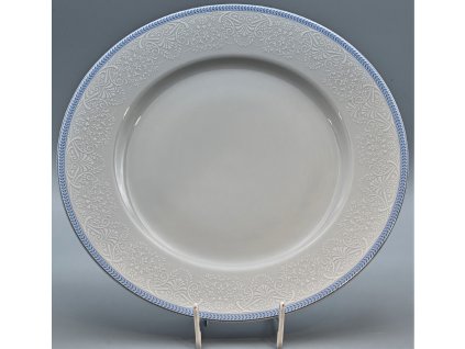 OPAL svadobná modrá, Misa plytká NINA 30 cm, čipka, Thun