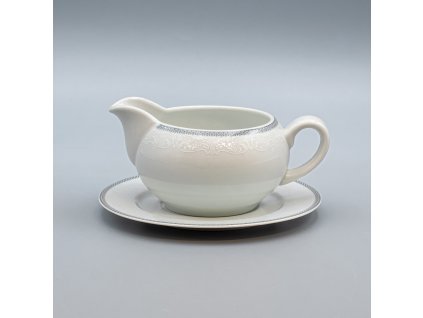 OPAL svadobná šedá, Omačnik 400 ml, čipka, Thun