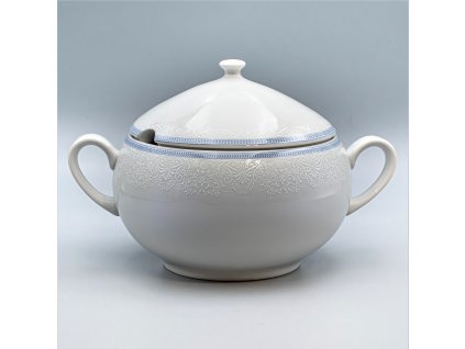 OPAL svadobná modrá, Misa polievková 2 800 ml, čipka, Thun