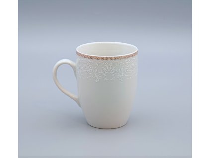 OPAL svadobná hnedá, Hrnček EVA 300 ml, čipka, Thun