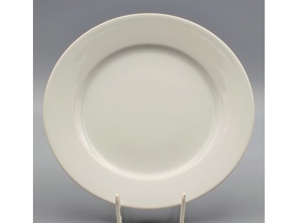 Tanier plytký 27 cm, biela, Thun