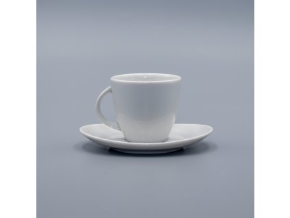 LOOS, Šálok s tanierikom ESPRESSO 90 ml, biela, Thun