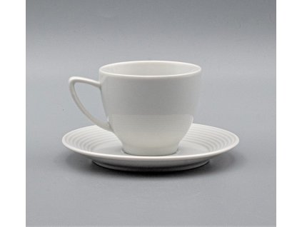 LEA, Šálok s tanierikom kávový 150 ml, biela, Thun