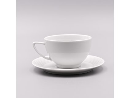 LEA, Šálka s tanierikom čajový 240 ml, biela, Thun