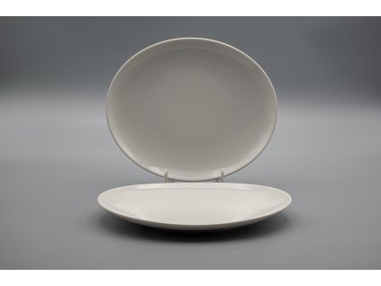 LOOS, Tanier plytký 24 cm, biela, Thun