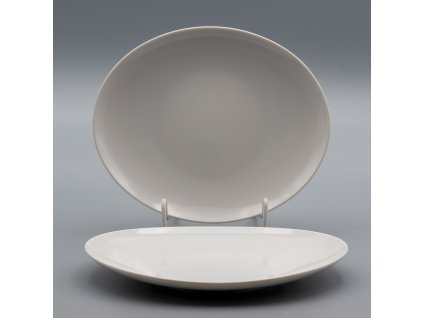 LOOS, Tanier plytký 30 cm, biela, Thun