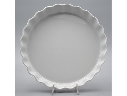 Zapekacia misa plytká koláčová 26 cm, biela, Thun