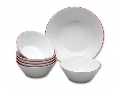 TOM červená linka, Kompótová súprava 7 dielov, Thun