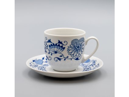 HENRIETA, Šálka s tanierikom kávový vysoký SAPHYR 170 ml, Thun