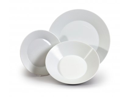 LEA, Tanierová súprava 18 dielov, biela, Thun