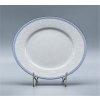 OPAL svadobná modrá, Porcelánový Tanier plytký NINA 21 cm, čipka, Thun