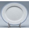 OPAL svadobná modrá, Tanier plytký NINA 27 cm, čipka, Thun