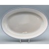 OPAL svadobná modrá, Misa oválna JANA 36 cm, čipka, Thun